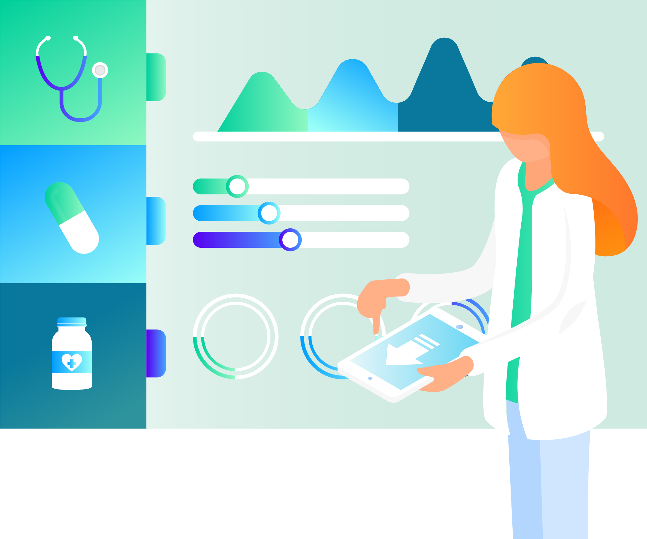 Medical records illustration